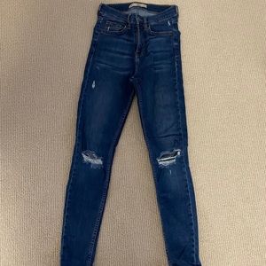 Top Shop High Waisted Jamie Jeans